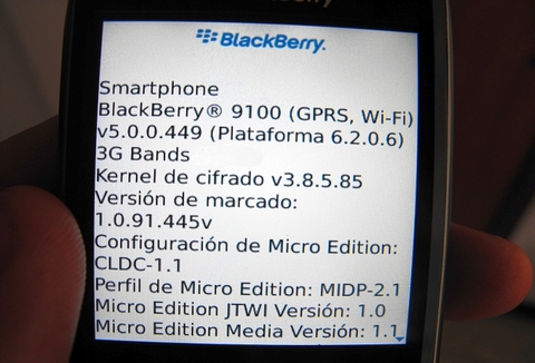 Blackberry Pearl 9100